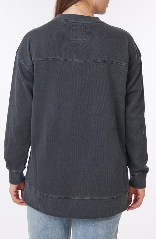 C&c California C & C California Maise High Low Sweatshirt In Mountain Sun- Black Sand