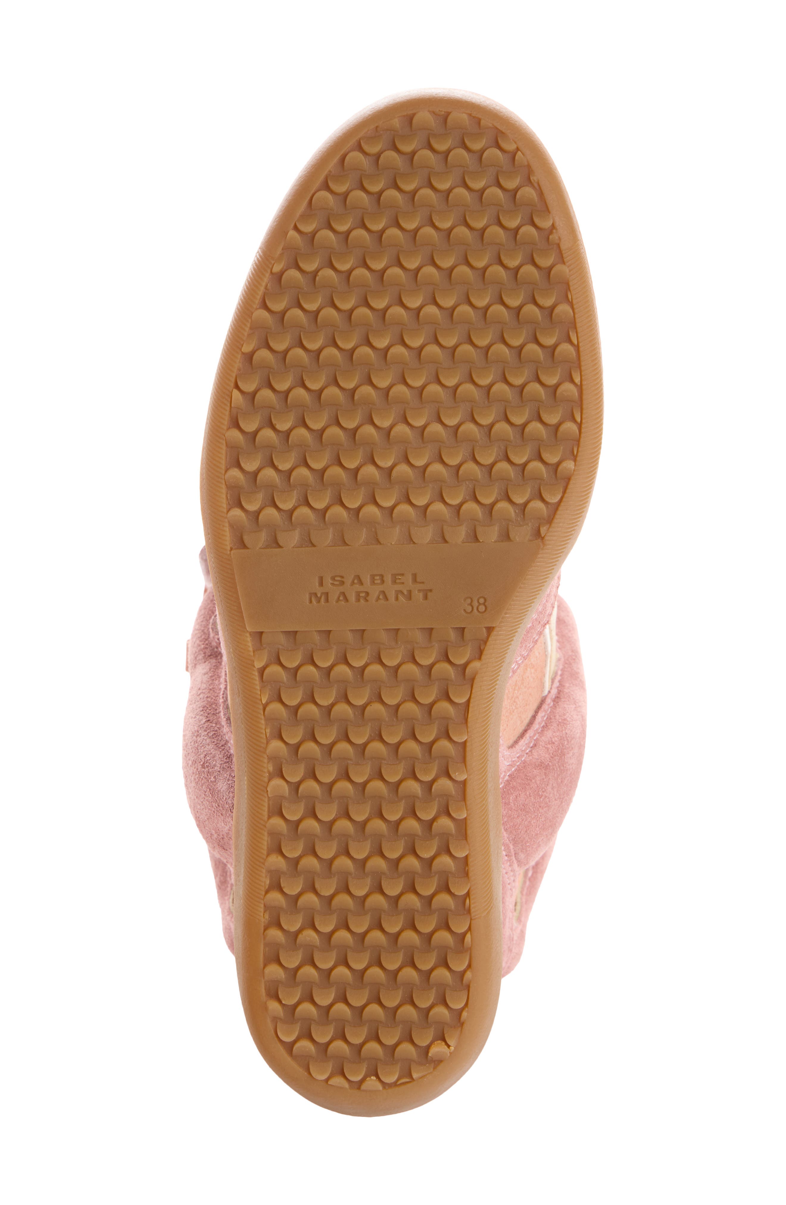 Isabel Marant Bekett Hidden Wedge High Top Sneaker, Alternate, color, Disy Desert Pink/ Sunset Clay