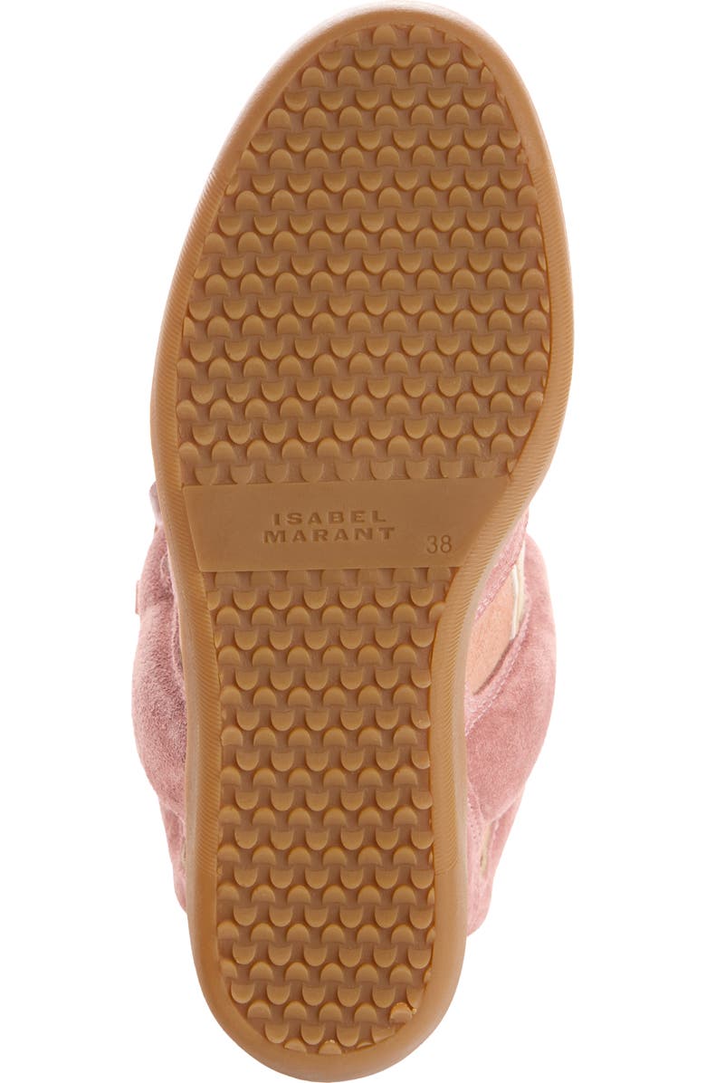 Isabel Marant Bekett Hidden Wedge High Top Sneaker, Alternate, color, Disy Desert Pink/ Sunset Clay