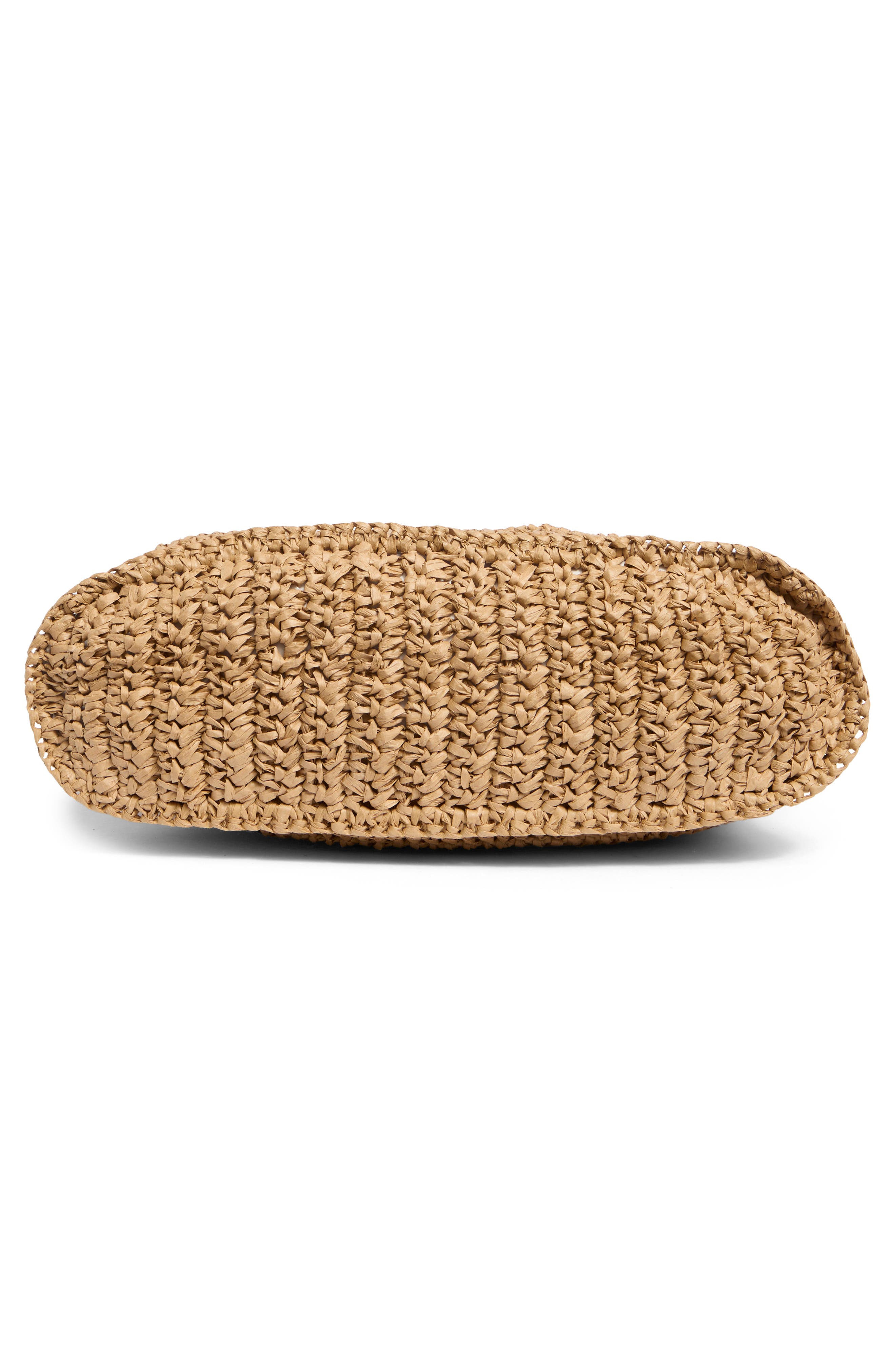 URBAN EXPRESSIONS HANDBAGS Straw Tote, Alternate, color, Camel