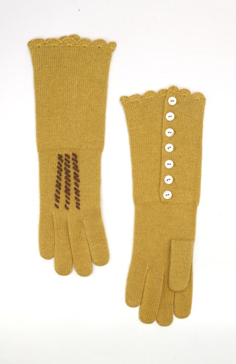 GLOVES WITH BUTTONS
