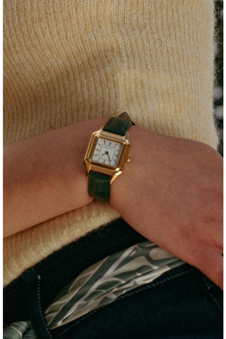 Vatican Majesty Watch, Alternate, color, Green & Gold