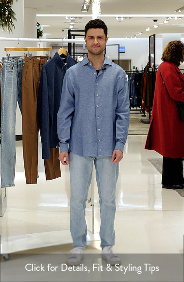 Koda Cotton & Linen Button-Up Shirt, sales video thumbnail