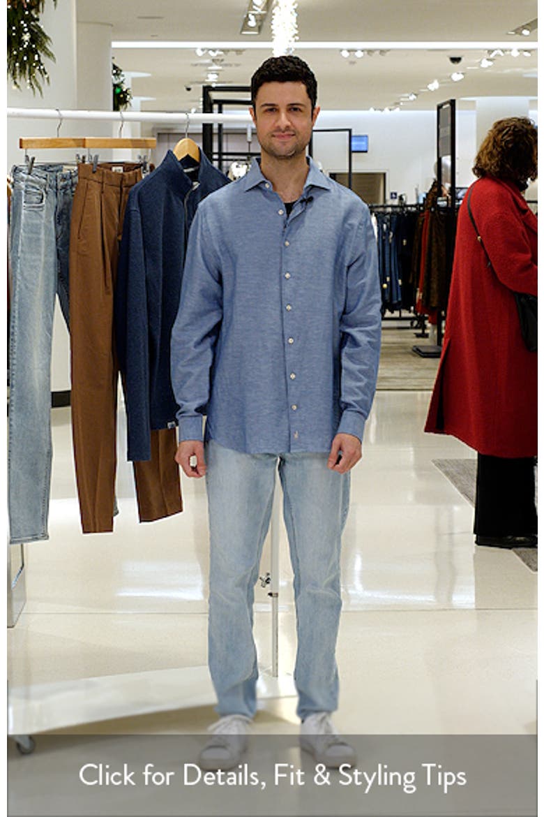 Koda Cotton & Linen Button-Up Shirt video