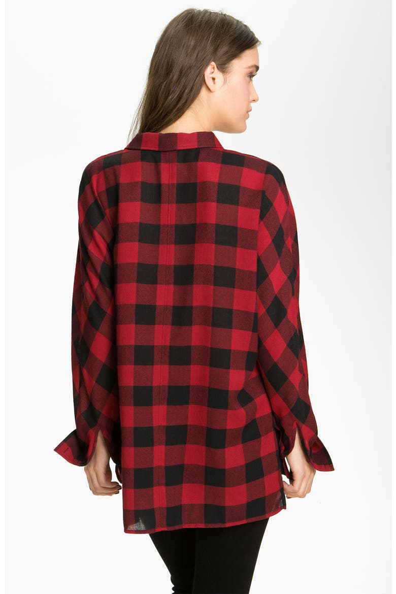 Buffalo Plaid Shirt, Alternate, color, RED/ BLACK COMBO