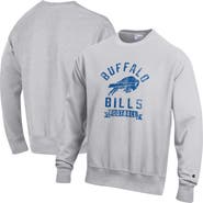 Champion Men's Champion  Heather Gray Buffalo Bills Reverse Weave Fleece Pullover Sweatshirt