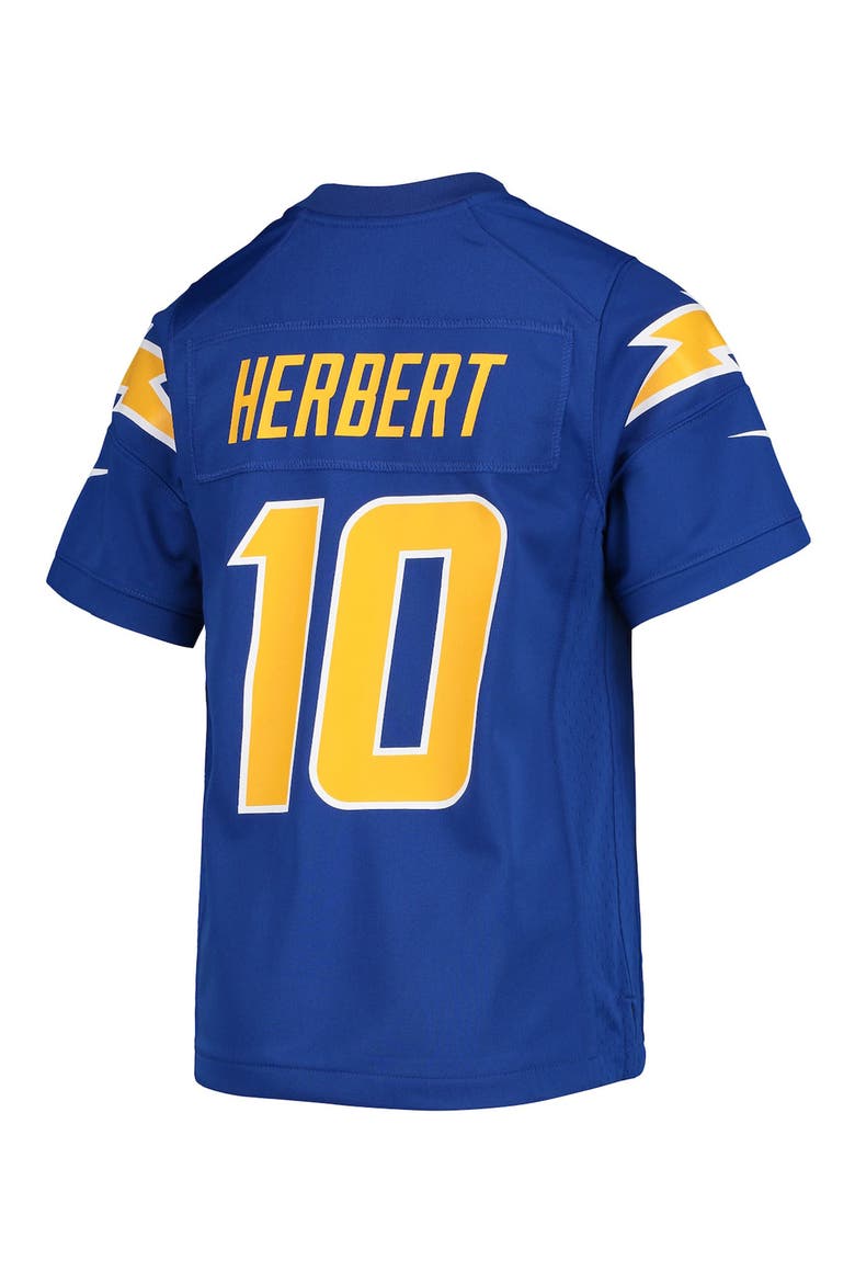 Youth Nike Justin Herbert Royal Los Angeles Chargers Game Jersey, Alternate, color, ROYAL