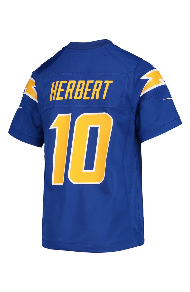 Nike Youth Nike Justin Herbert Royal Los Angeles Chargers Game Jersey, Alternate, color, Royal