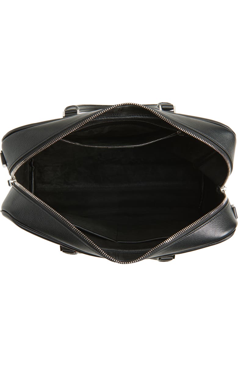 TOM FORD Padlock Grained Leather Briefcase, Alternate, color, Black