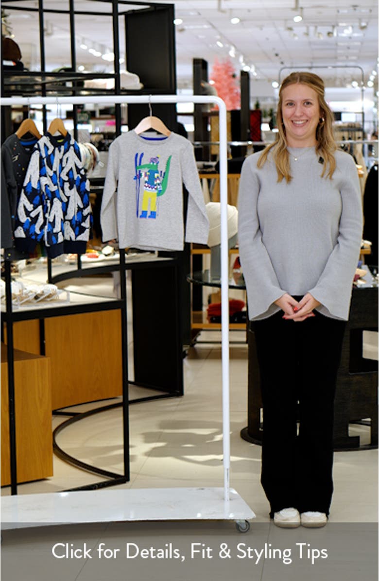 Kids' Crocodile Graphic T-Shirt, sales video thumbnail