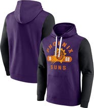 FANATICS Men's Fanatics Branded Purple/Black Phoenix Suns Attack Colorblock Pullover Hoodie