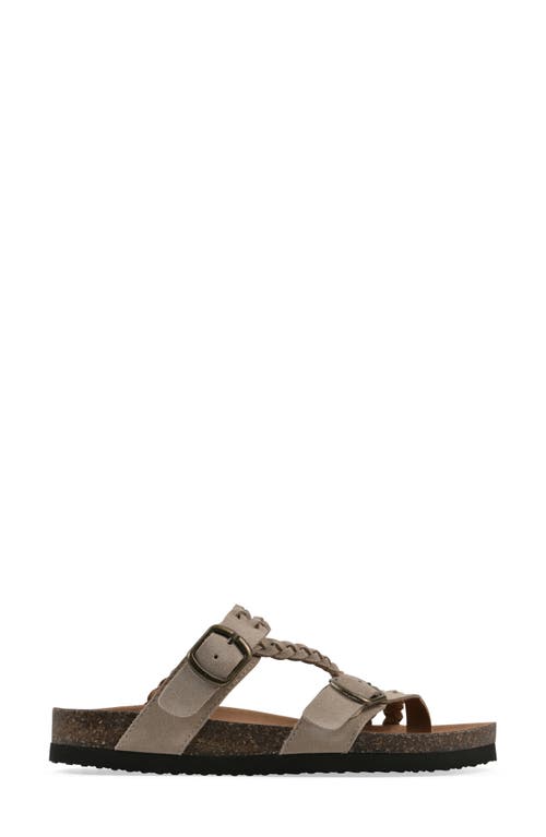 Cliffs By White Mountain Haziest Sandal In Sandal Wood Suede