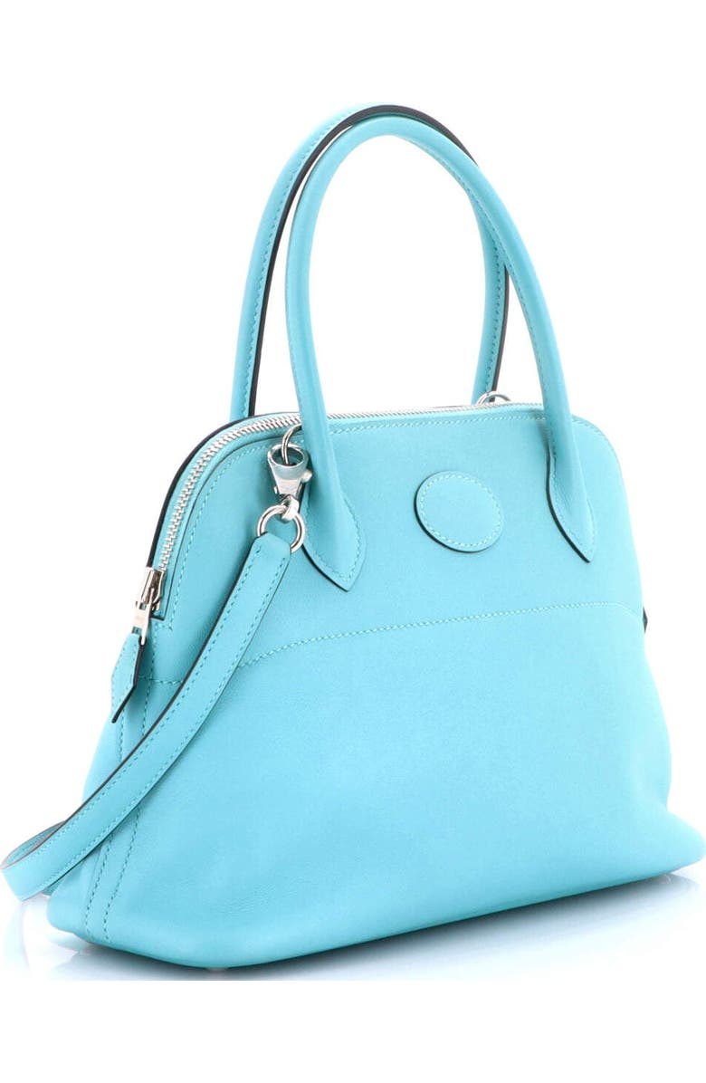 Pre-Owned Hermes Bolide Bag Swift 27, Alternate, color, Bleu Atoll
