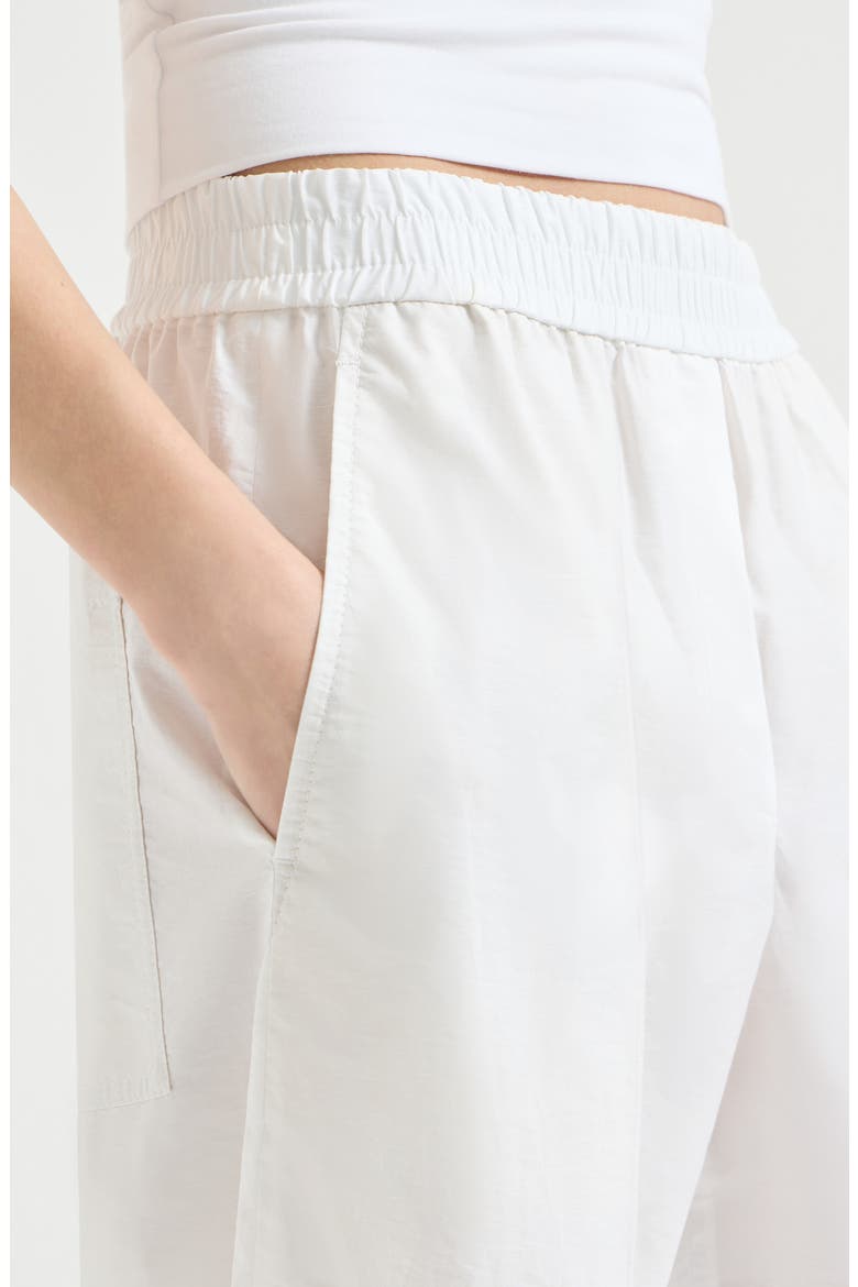 Loose Track trousers, Alternate, color, White