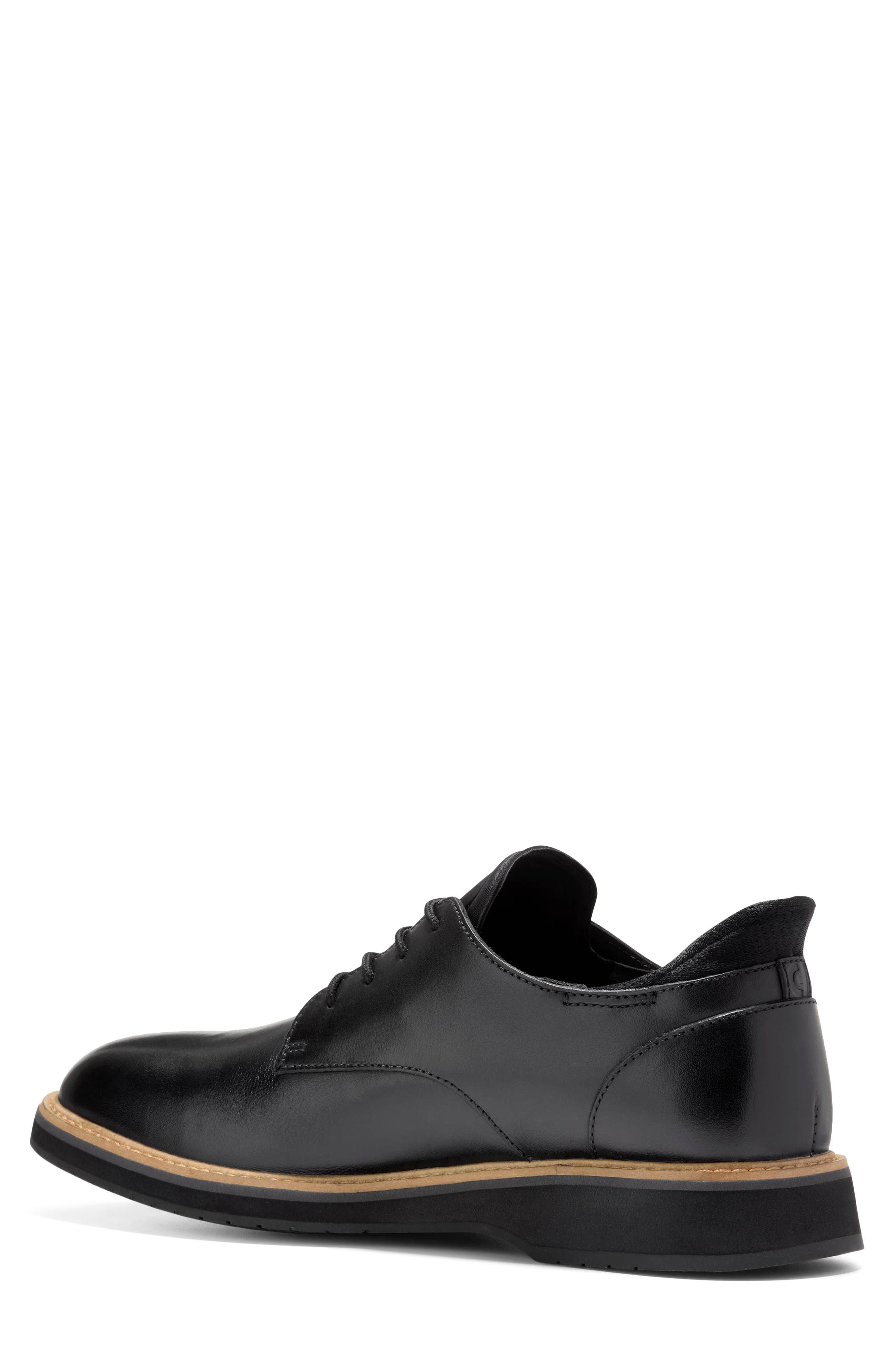 Cole Haan Mansfield Grand Plain Toe Quick-On Oxford, Alternate, color, Black/ Magnet
