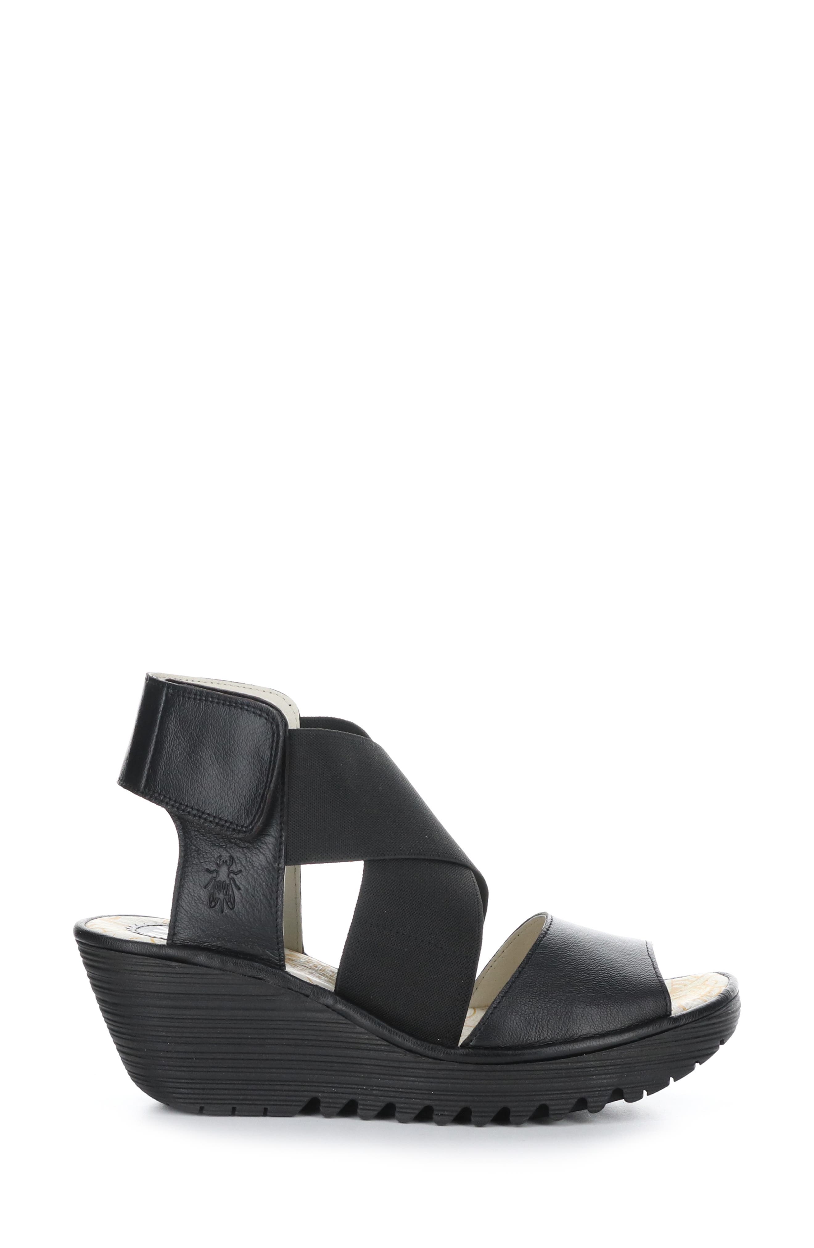 Fly London Yuba Platform Wedge Sandal, Alternate, color, 