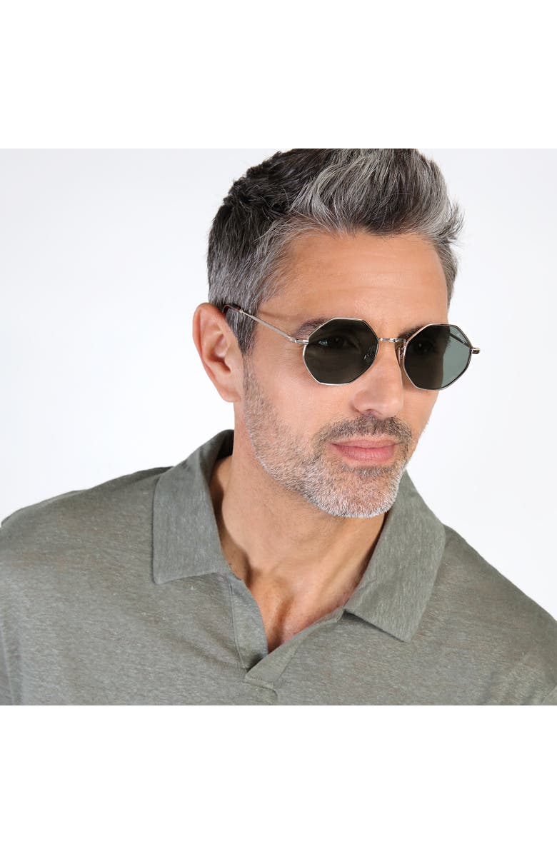 Illesteva Broome Sunglasses, Alternate, color, Matte Black / Grey