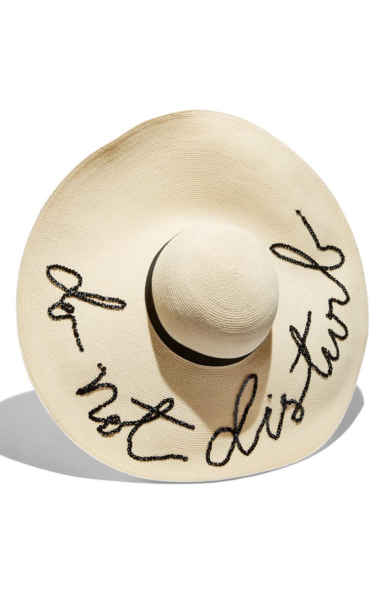 Eugenia Kim 'Sunny - Do Not Disturb' Straw Sun Hat, Alternate, color, 