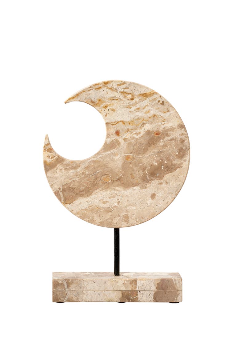 Crescent Marble Stand, Main, color, Cream