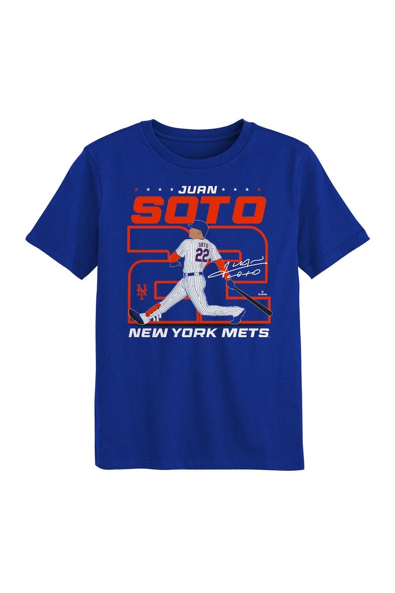 Preschool Juan Soto Royal New York Mets Big City Player T-Shirt, Alternate, color, Royal