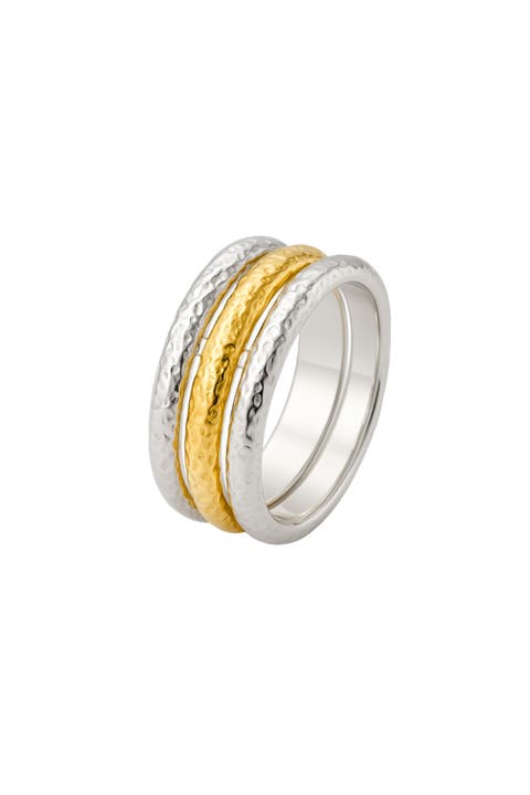 Multi Finish Hula Triple Ring