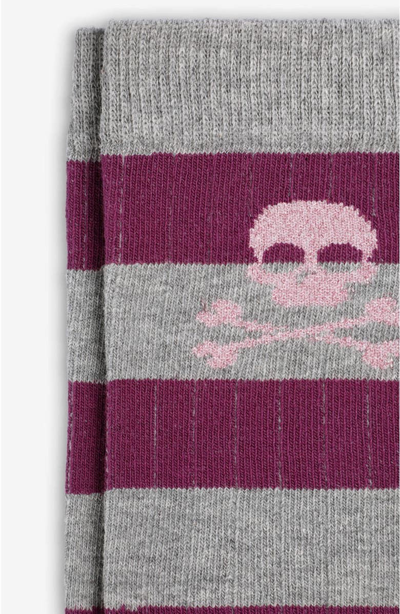 Scalpers H Stripes L Socks Girls, Alternate, color, Grey