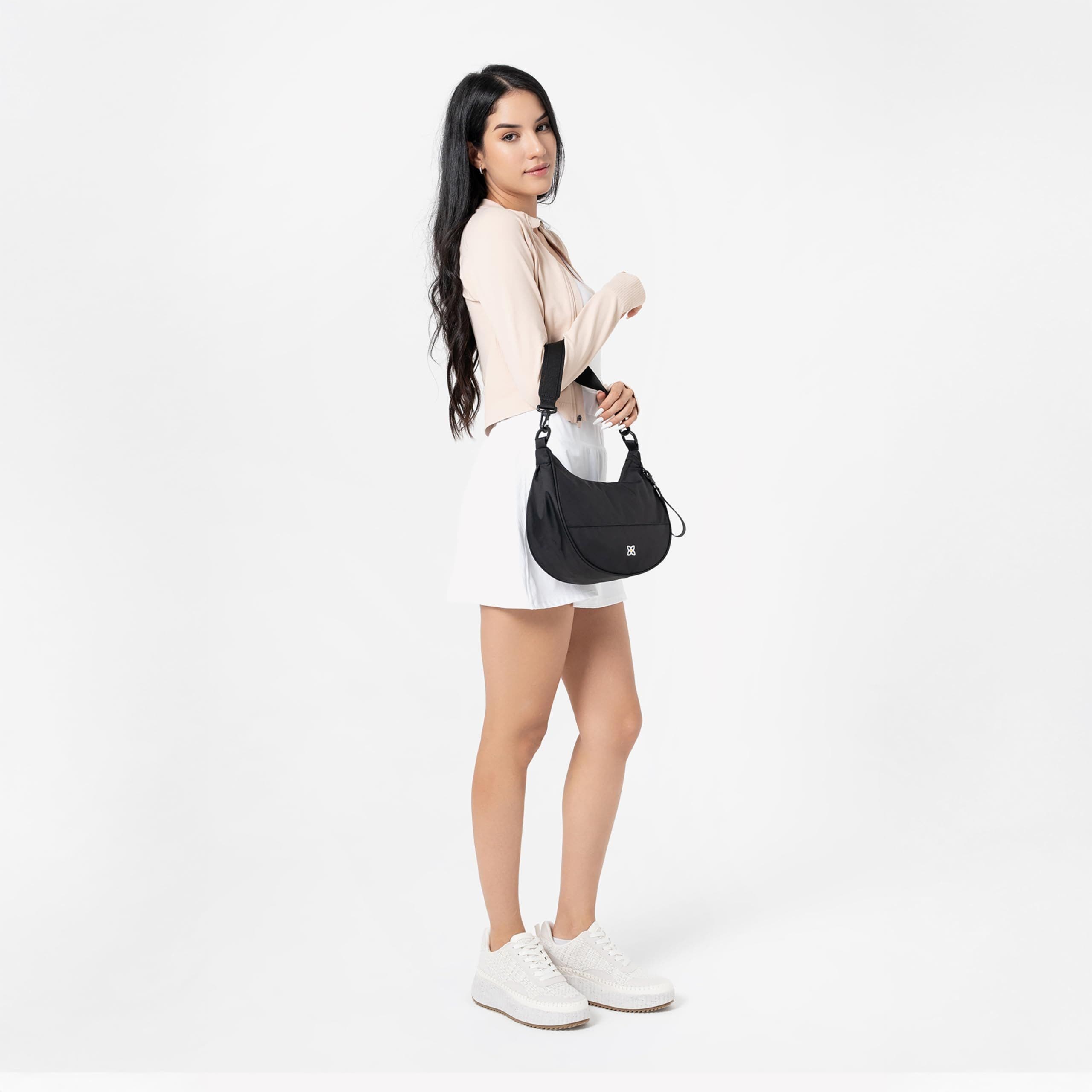 Sherpani Mina Medium Nylon Crescent Bag, Alternate, color, 