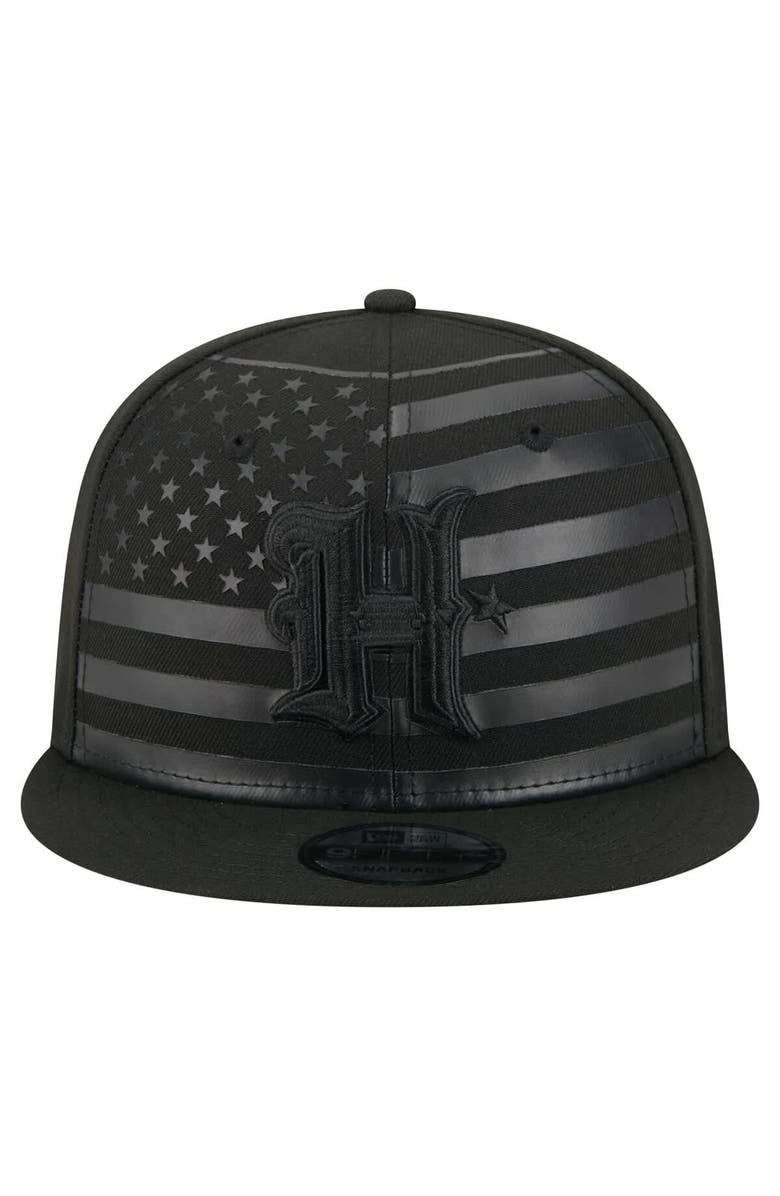 New Era Men's New Era  Black Houston Texans Independent 9FIFTY Snapback Hat, Alternate, color, 