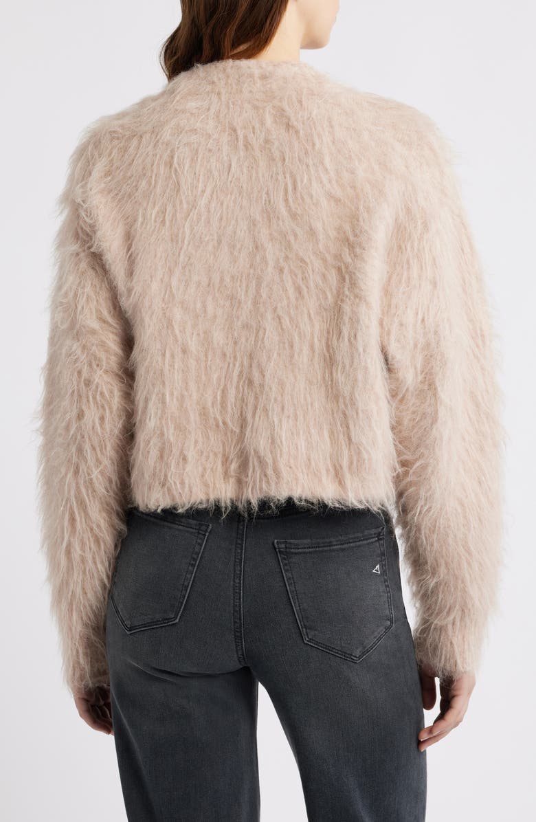 MANGO Brushed Mock Neck Sweater, Alternate, color, Light/ Pastel Grey