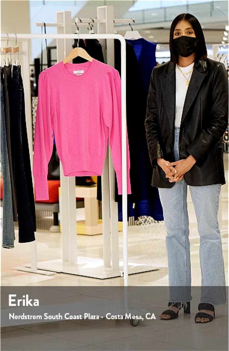 Camelia Cotton & Wool Crewneck Sweater, sales video thumbnail