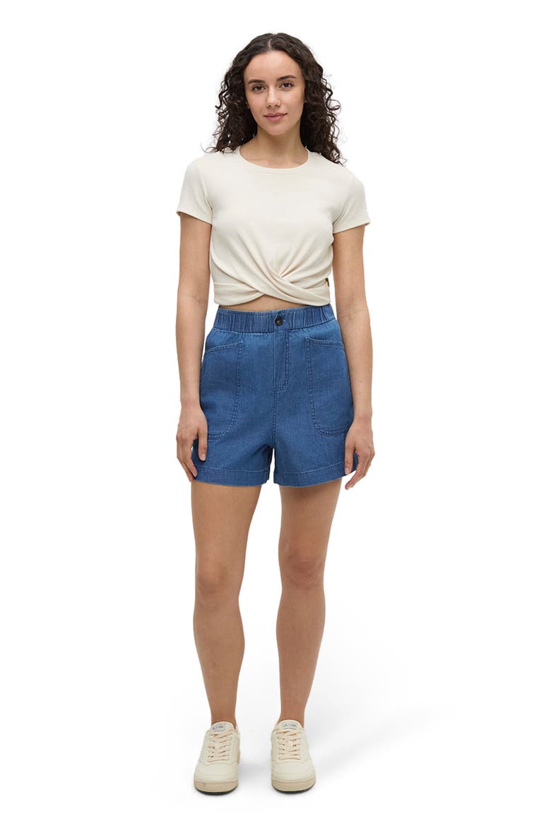 Denim Cascades Short, Alternate, color, Mid Wash