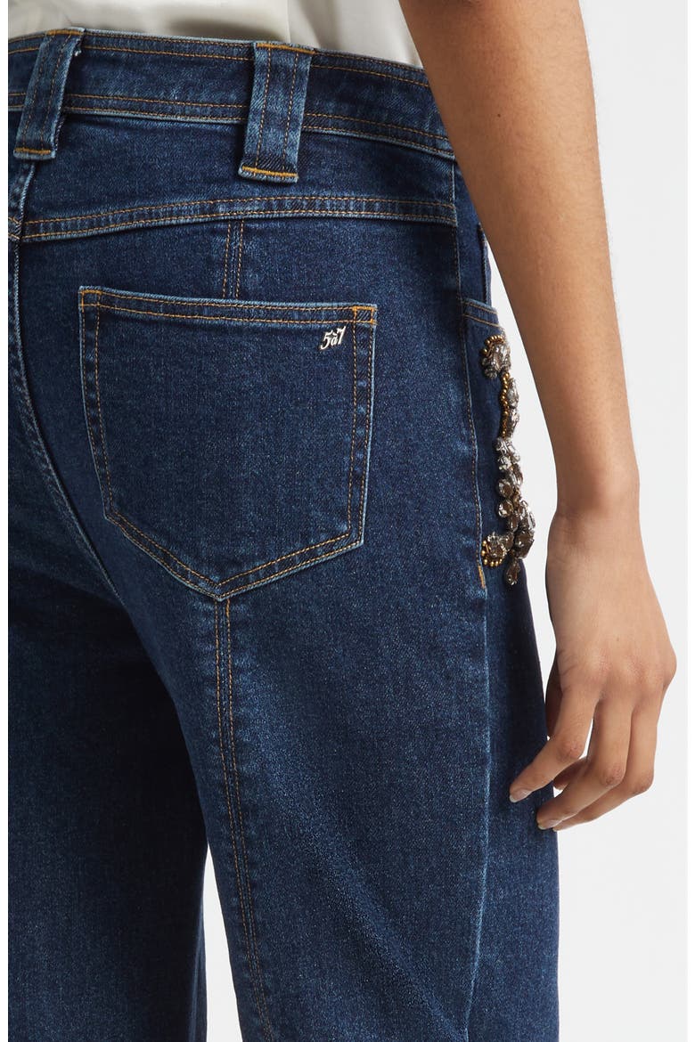 Crystal Ivy Embellished Jeans, Alternate, color, FONTAINE MULTI