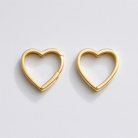 The Bellamy Heartline Hoops
