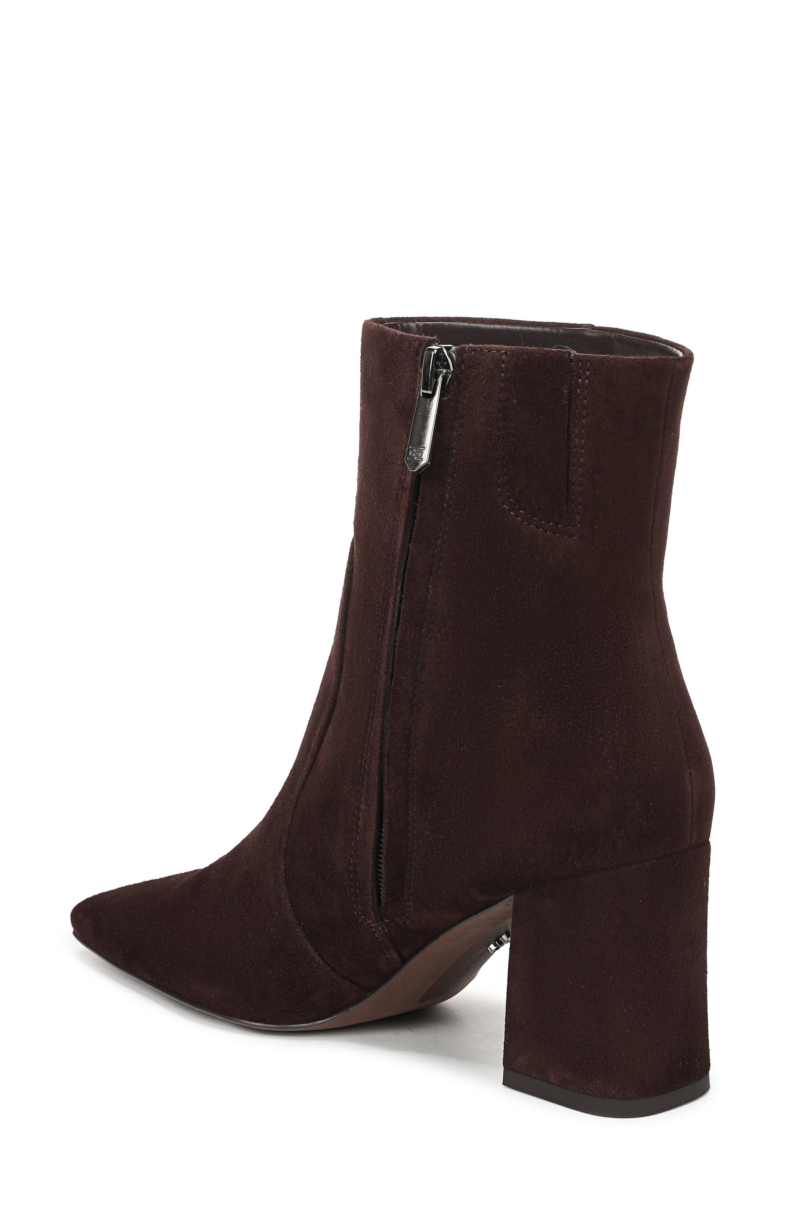 Scottie Block Heel Bootie, Alternate, color, CAFE NOIR
