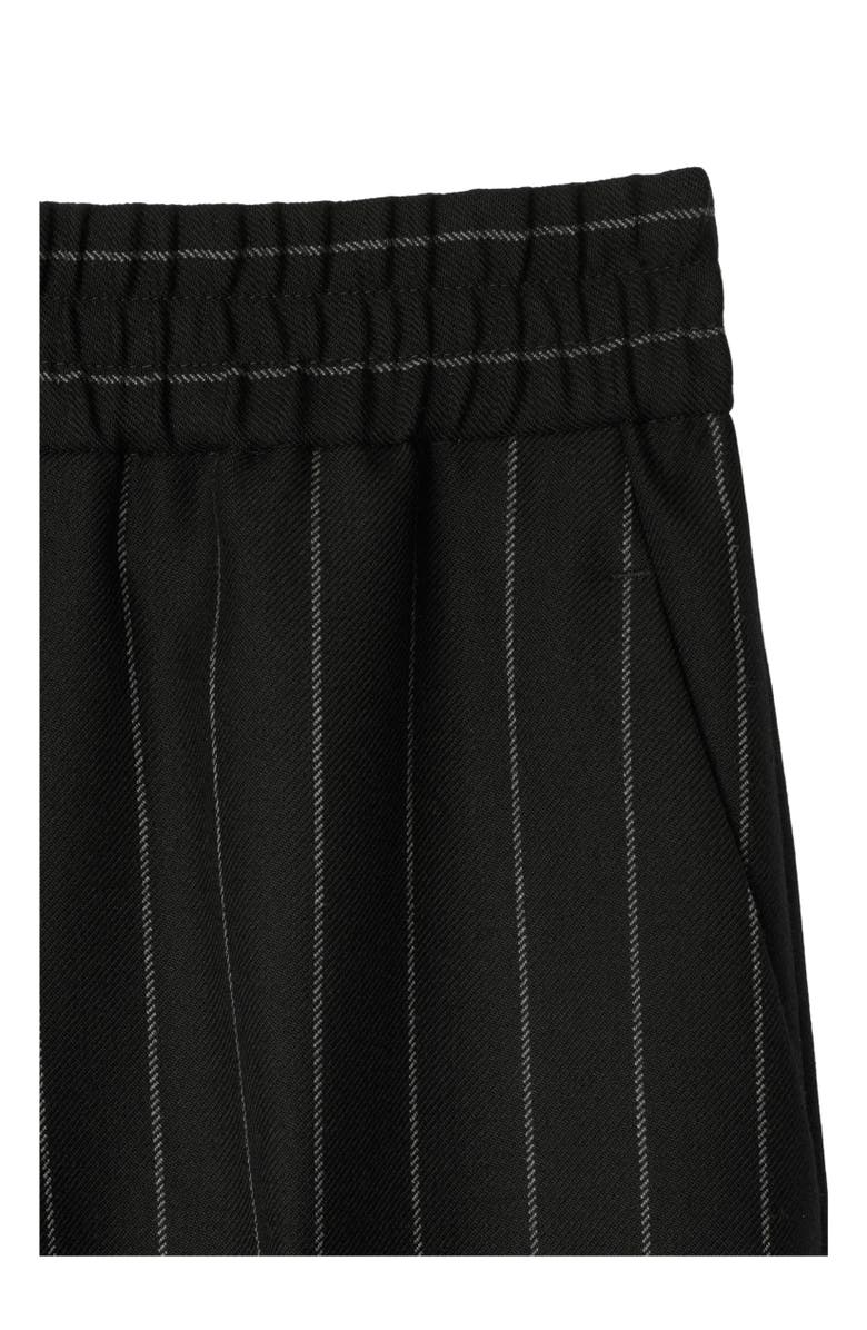 Burberry Pinstriped Wool Tailored Trousers, Alternate, color, 