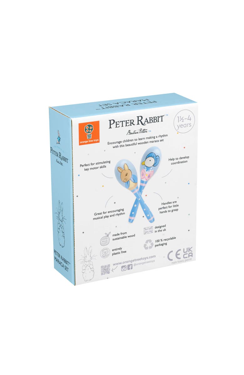 ORANGE TREE TOYS Peter Rabbit Maraca Set, Music Development Toy, Toddler, Alternate, color, Multicolored