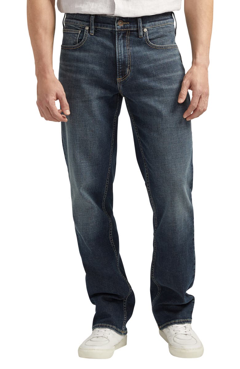 Silver Jeans Co. Grayson Straight Leg Jeans, Main, color, 