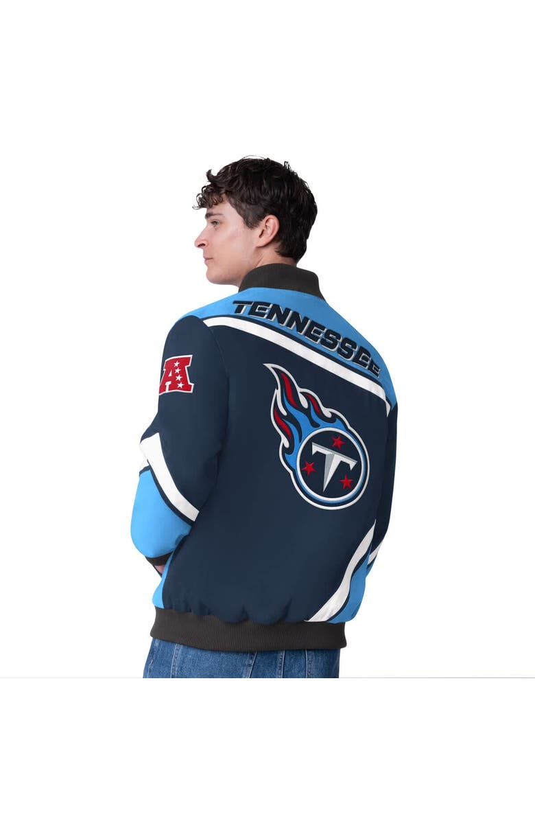 G-III Extreme Men's G-III Extreme Navy Tennessee Titans Maximum Racing Full-Snap Jacket, Alternate, color, Navy