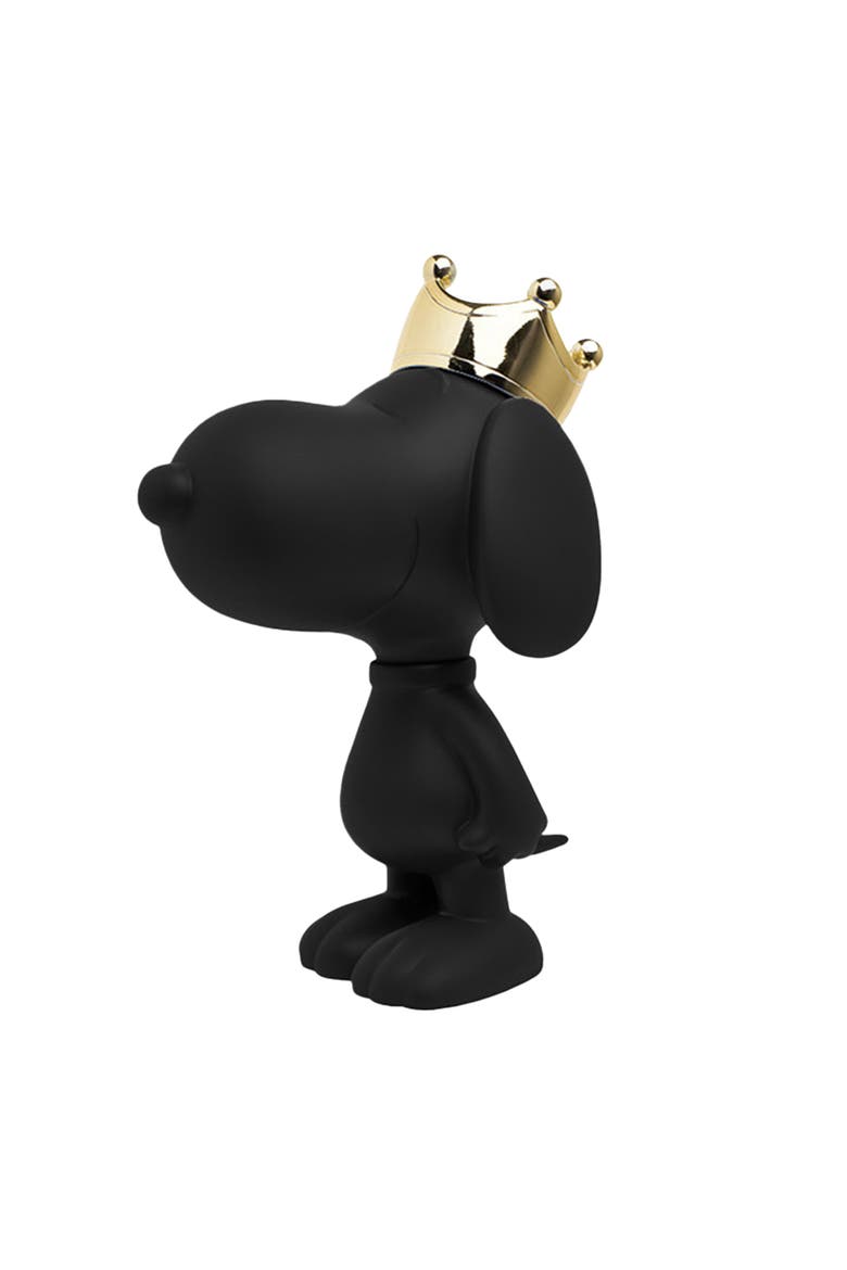 Snoopy Crown Figurine, Main, color, Black & Gold