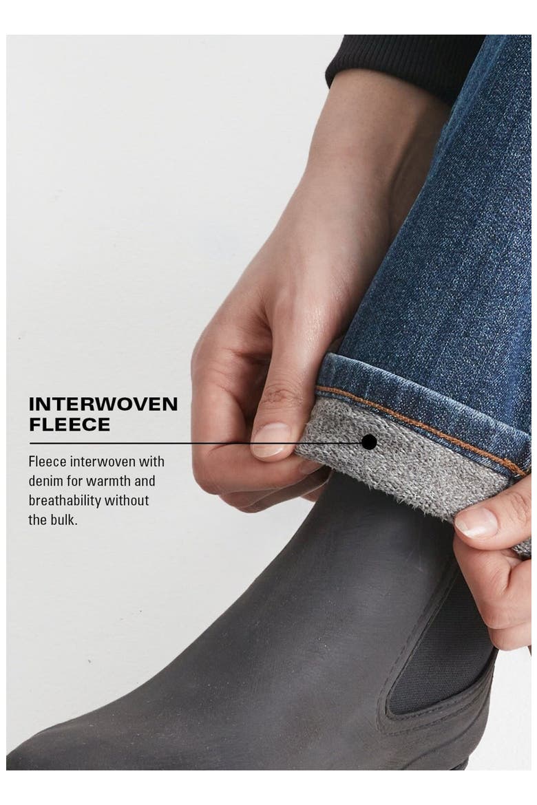 Tech Fleece Denim High Rise Straight, Alternate, color, Dark-Indigo