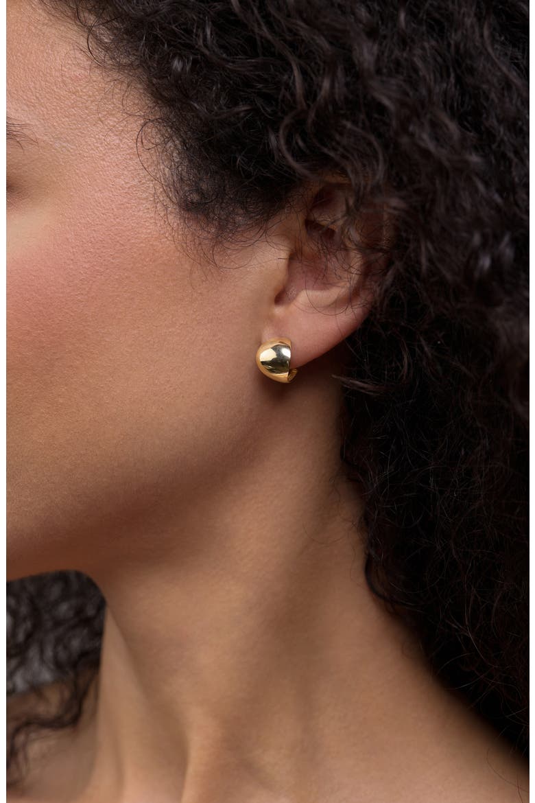 14K Gold Graduated Hoop Earrings, Alternate, color, 14K YELLOW GOLD