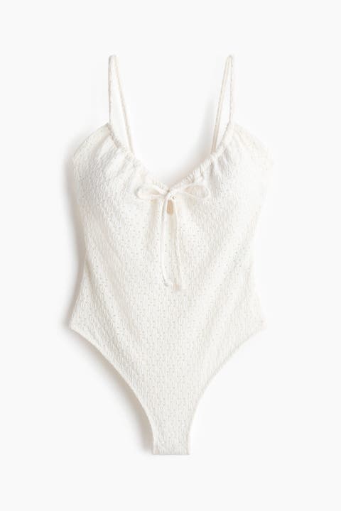 Padded-cup High Leg Swimsuit