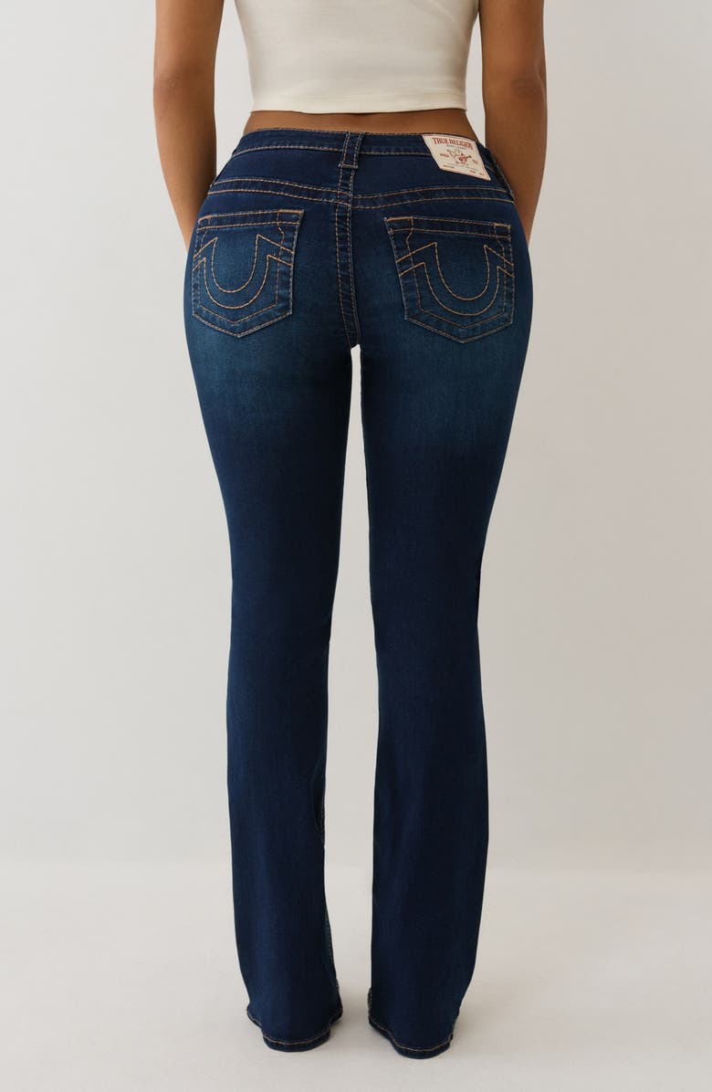 True Religion Becca Big T Mid Rise Bootcut Jeans, Alternate, color, Dark Mahogany Wood Wash