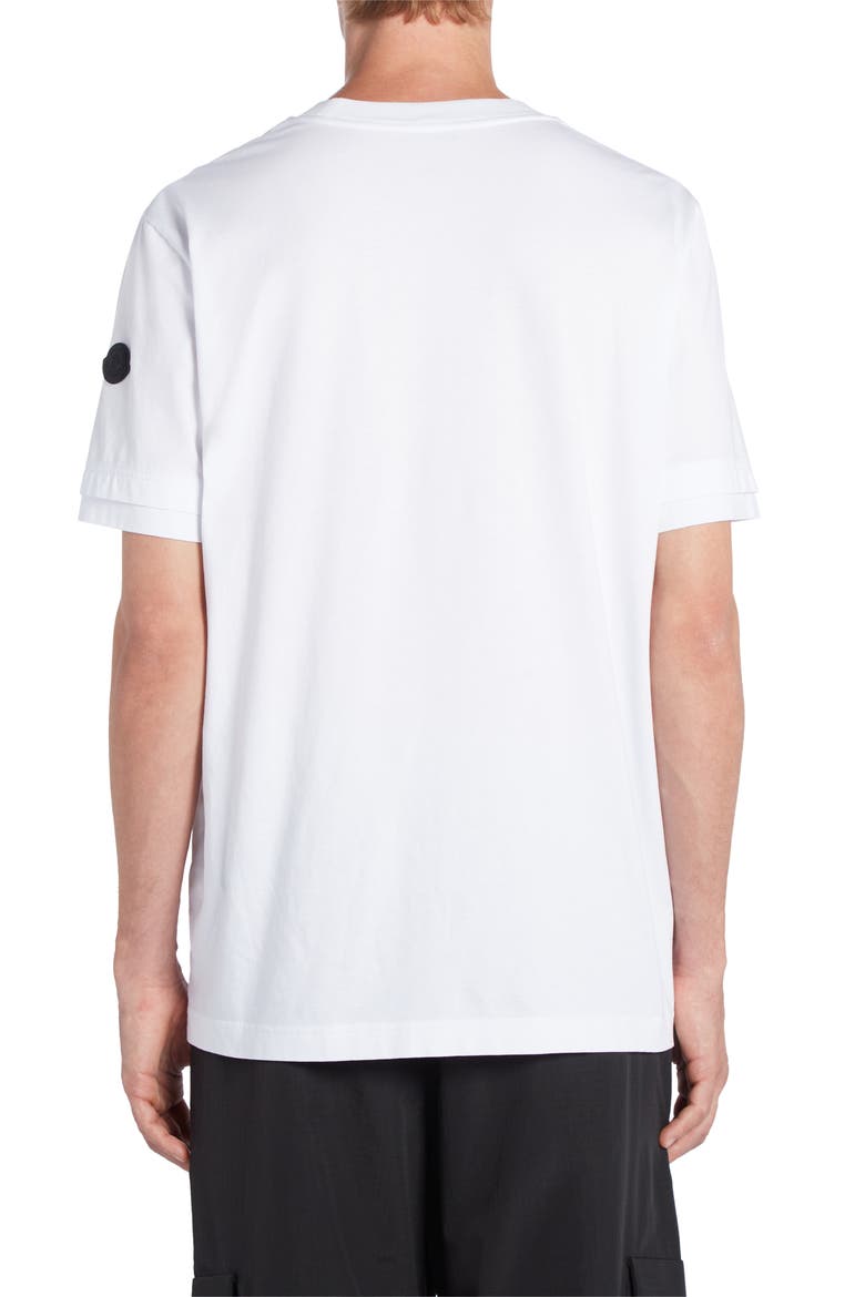 Logo Cotton Graphic T-Shirt, Alternate, color, BRILLIANT WHITE