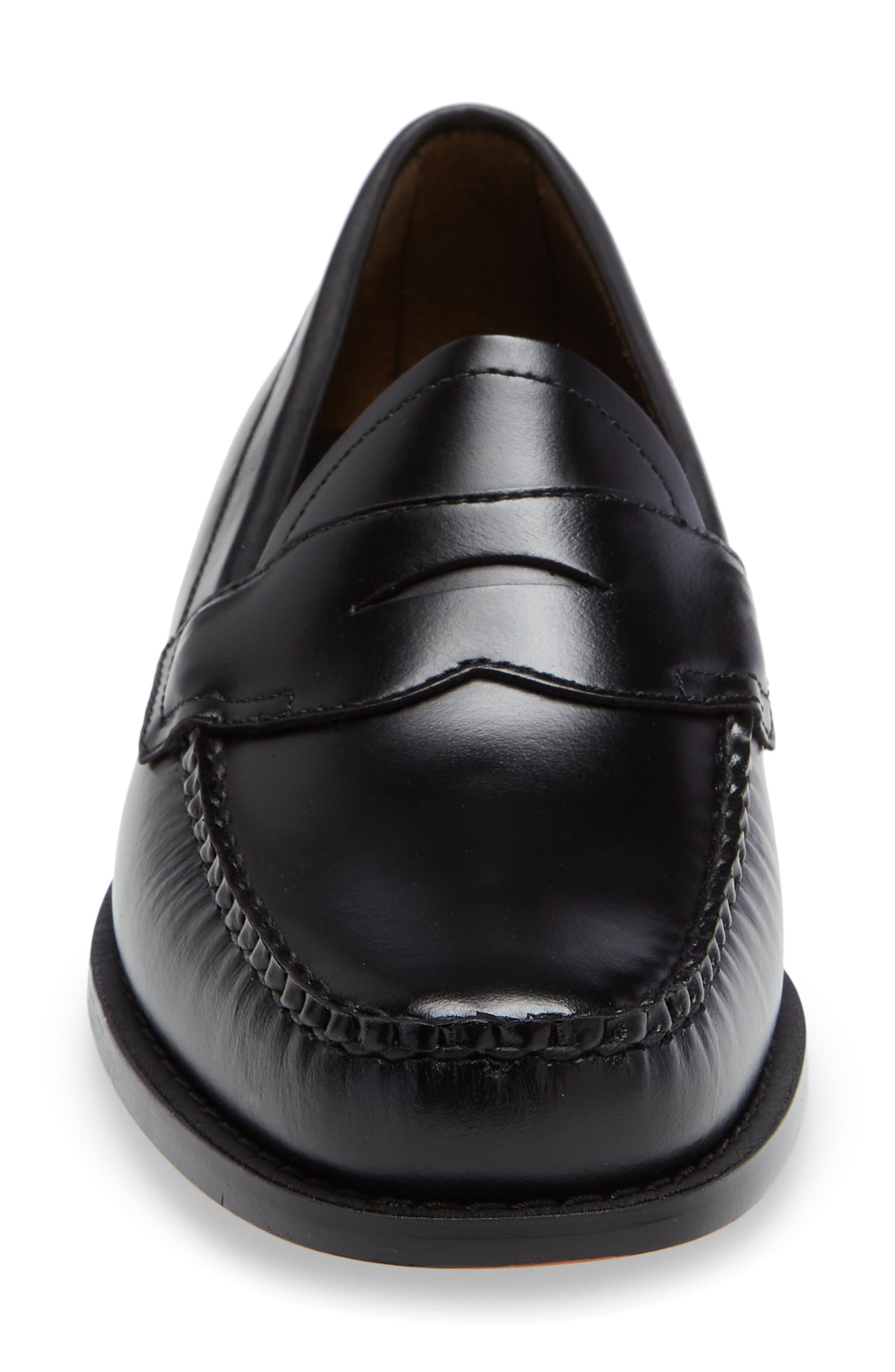 G.H.BASS Logan Leather Penny Loafer, Alternate, color, Black