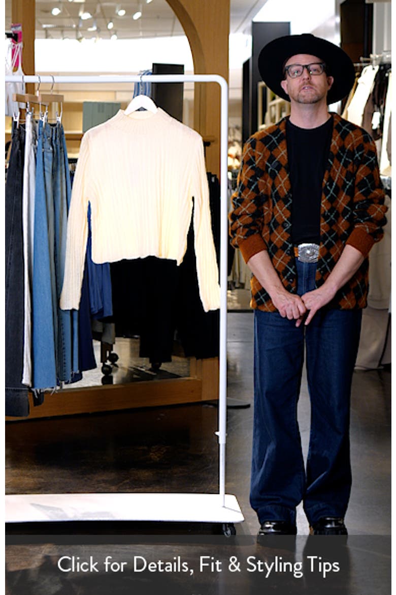 Wynford Scallop Mock Neck Sweater video