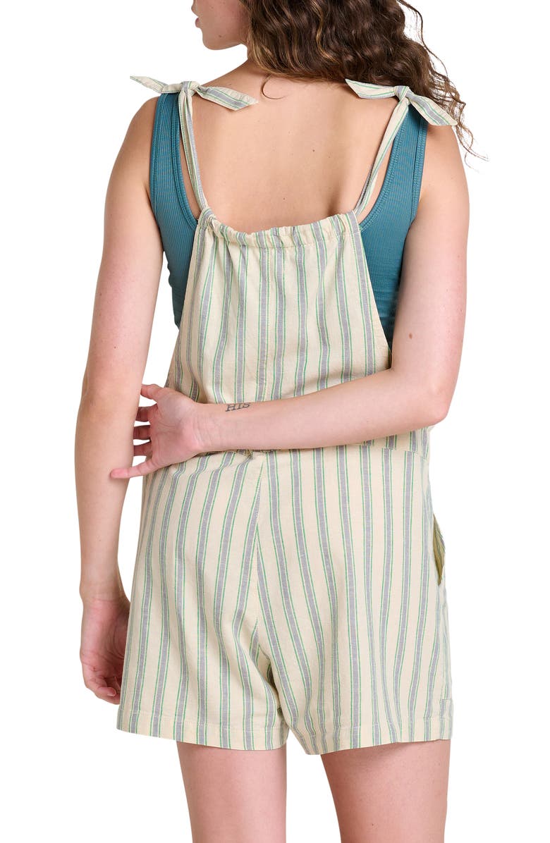 Toad&Co Taj Tie Strap Hemp Blend Shortalls, Alternate, color, 