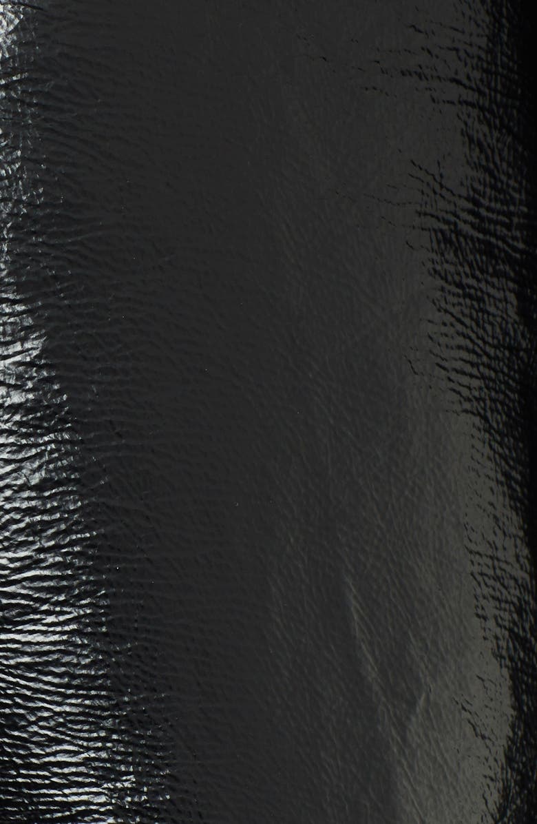 MSGM Faux Patent Leather Joggers, Alternate, color,