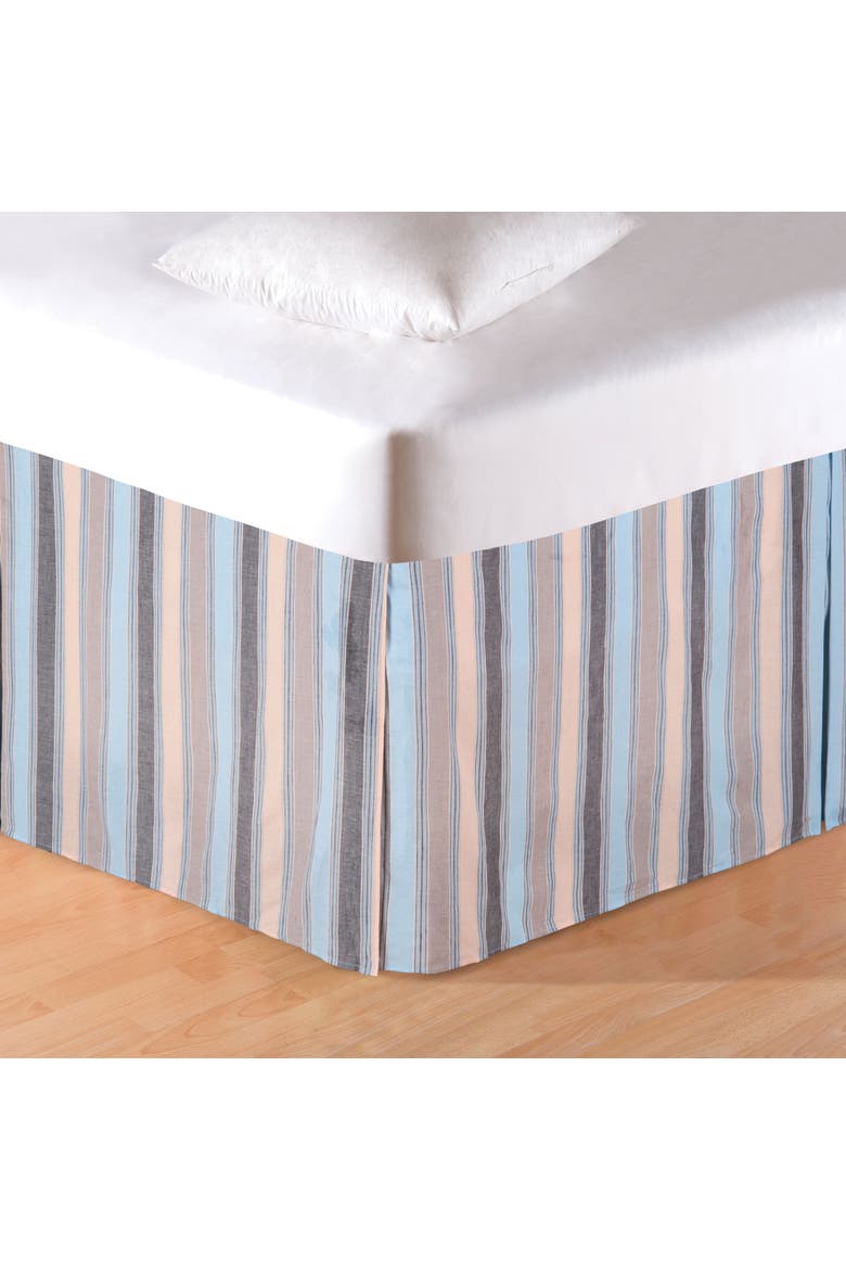 Nadia Bed Skirt, Alternate, color, Brown