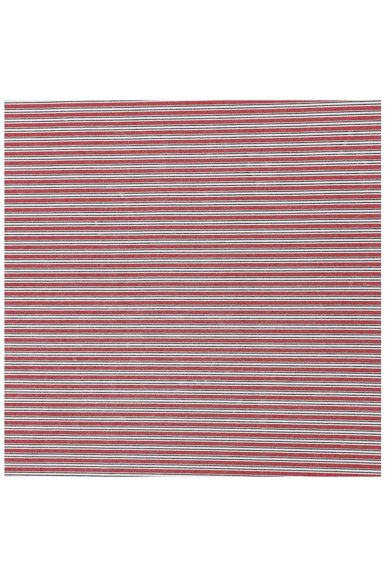Highland Ticking Stripe Cotton Fitted Sheet, Alternate, color, WHITE/ RED/ DARK BLUE
